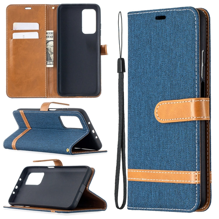 Color Matching Denim Texture Leather Case with Holder & Card Slots & Wallet & Lanyard, For Xiaomi Mi 10T / 10 Pro 5G, For Xiaomi Mi 10T Lite 5G