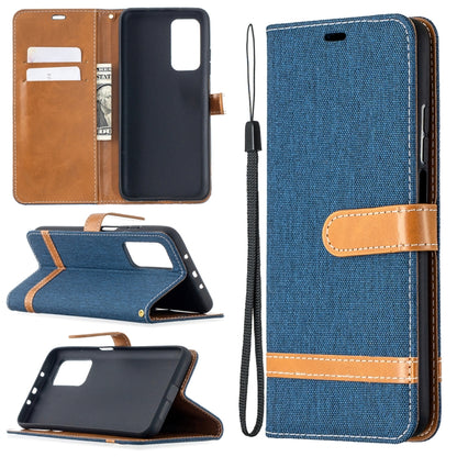 Color Matching Denim Texture Leather Case with Holder & Card Slots & Wallet & Lanyard, For Xiaomi Mi 10T / 10 Pro 5G, For Xiaomi Mi 10T Lite 5G