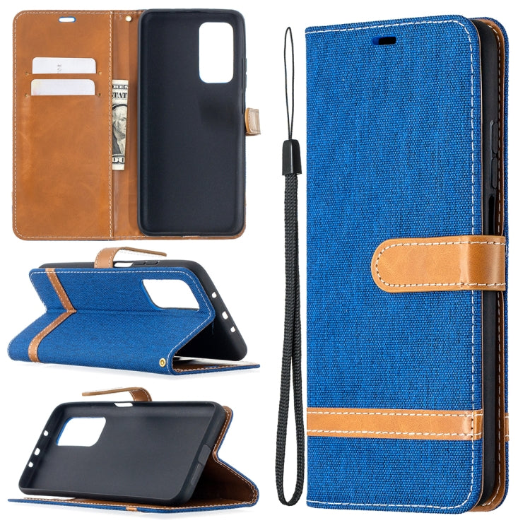 Color Matching Denim Texture Leather Case with Holder & Card Slots & Wallet & Lanyard, For Xiaomi Mi 10T / 10 Pro 5G, For Xiaomi Mi 10T Lite 5G