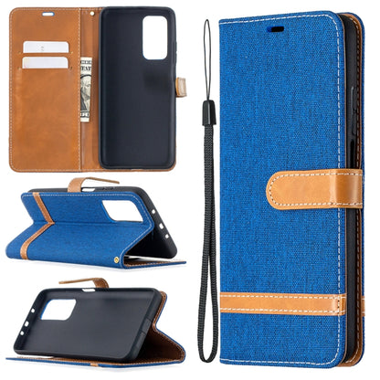 Color Matching Denim Texture Leather Case with Holder & Card Slots & Wallet & Lanyard, For Xiaomi Mi 10T / 10 Pro 5G, For Xiaomi Mi 10T Lite 5G