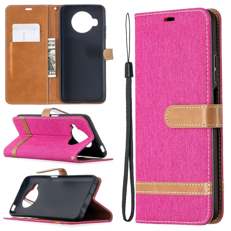 Color Matching Denim Texture Leather Case with Holder & Card Slots & Wallet & Lanyard, For Xiaomi Mi 10T / 10 Pro 5G, For Xiaomi Mi 10T Lite 5G