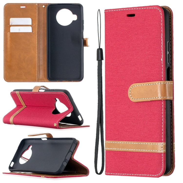 Color Matching Denim Texture Leather Case with Holder & Card Slots & Wallet & Lanyard, For Xiaomi Mi 10T / 10 Pro 5G, For Xiaomi Mi 10T Lite 5G