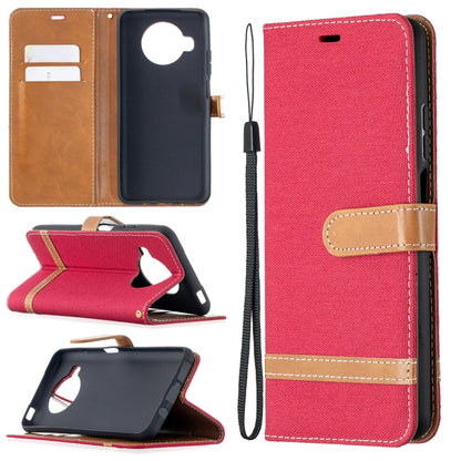 Color Matching Denim Texture Leather Case with Holder & Card Slots & Wallet & Lanyard, For Xiaomi Mi 10T / 10 Pro 5G, For Xiaomi Mi 10T Lite 5G
