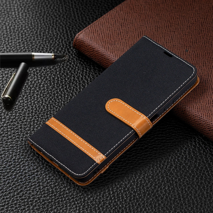 Color Matching Denim Texture Leather Case with Holder & Card Slots & Wallet & Lanyard, For Xiaomi Mi Poco X3