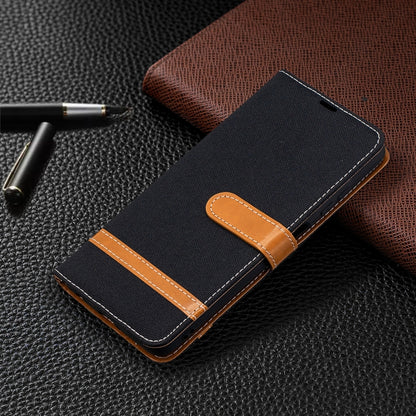Color Matching Denim Texture Leather Case with Holder & Card Slots & Wallet & Lanyard, For Xiaomi Mi Poco X3