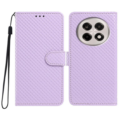 Mirrored Buckle Vegan Leather Phone Case with Small Black Cord, For OnePlus Nord CE5 5G Global, For OnePlus Ace 5