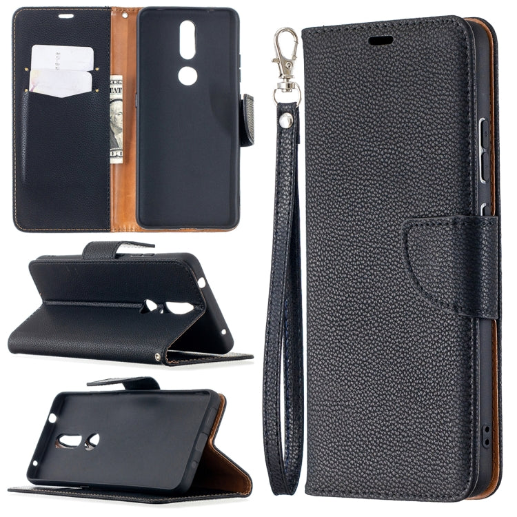 Litchi Texture Pure Color Horizontal Flip Leather Case with Holder & Card Slots & Wallet & Lanyard, For Nokia 2.4, For Nokia 3.4