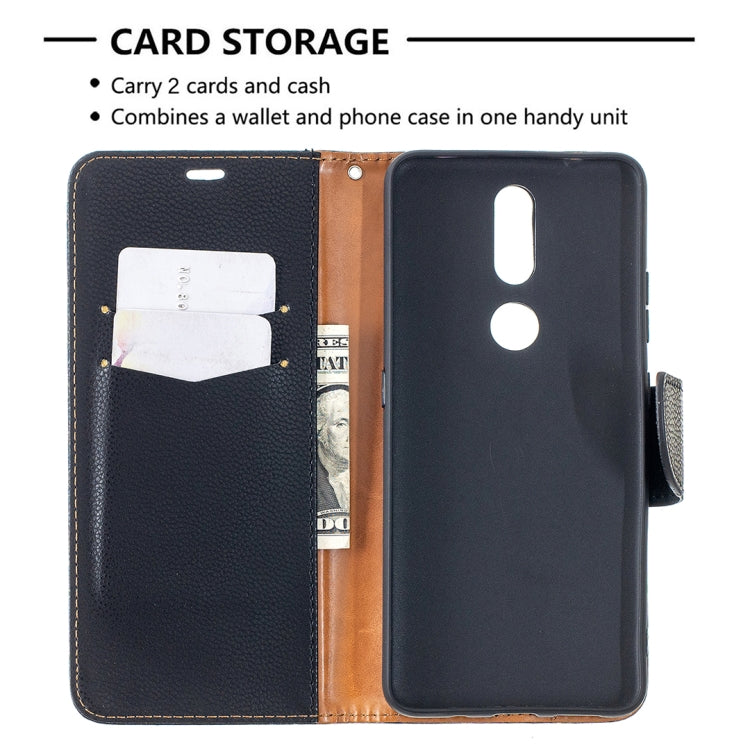 Litchi Texture Pure Color Horizontal Flip Leather Case with Holder & Card Slots & Wallet & Lanyard, For Nokia 2.4, For Nokia 3.4
