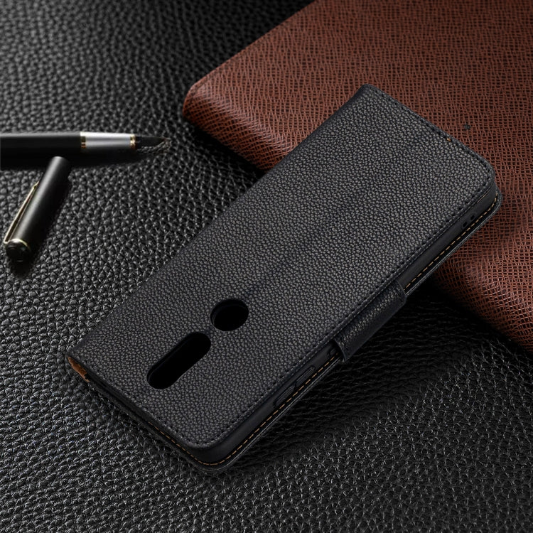Litchi Texture Pure Color Horizontal Flip Leather Case with Holder & Card Slots & Wallet & Lanyard, For Nokia 2.4, For Nokia 3.4