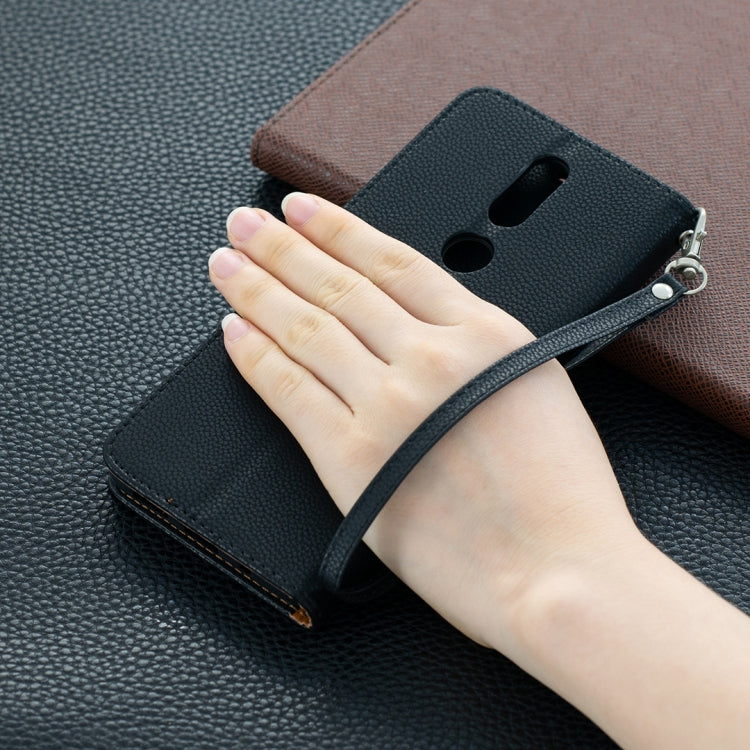 Litchi Texture Pure Color Horizontal Flip Leather Case with Holder & Card Slots & Wallet & Lanyard, For Nokia 2.4, For Nokia 3.4