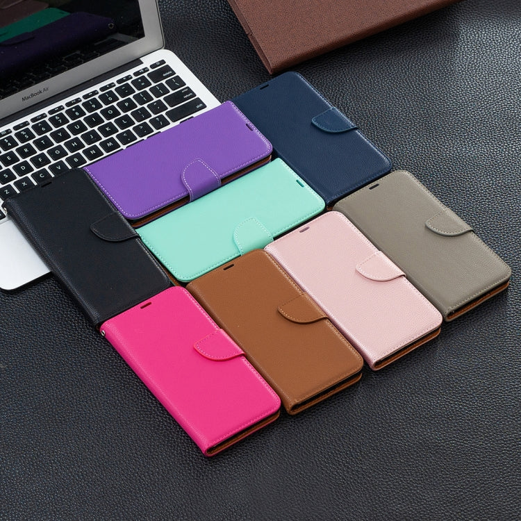 Litchi Texture Pure Color Horizontal Flip Leather Case with Holder & Card Slots & Wallet & Lanyard, For Nokia 2.4, For Nokia 3.4