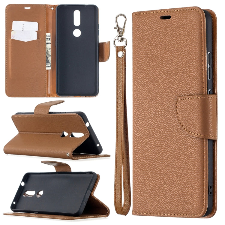 Litchi Texture Pure Color Horizontal Flip Leather Case with Holder & Card Slots & Wallet & Lanyard, For Nokia 2.4, For Nokia 3.4