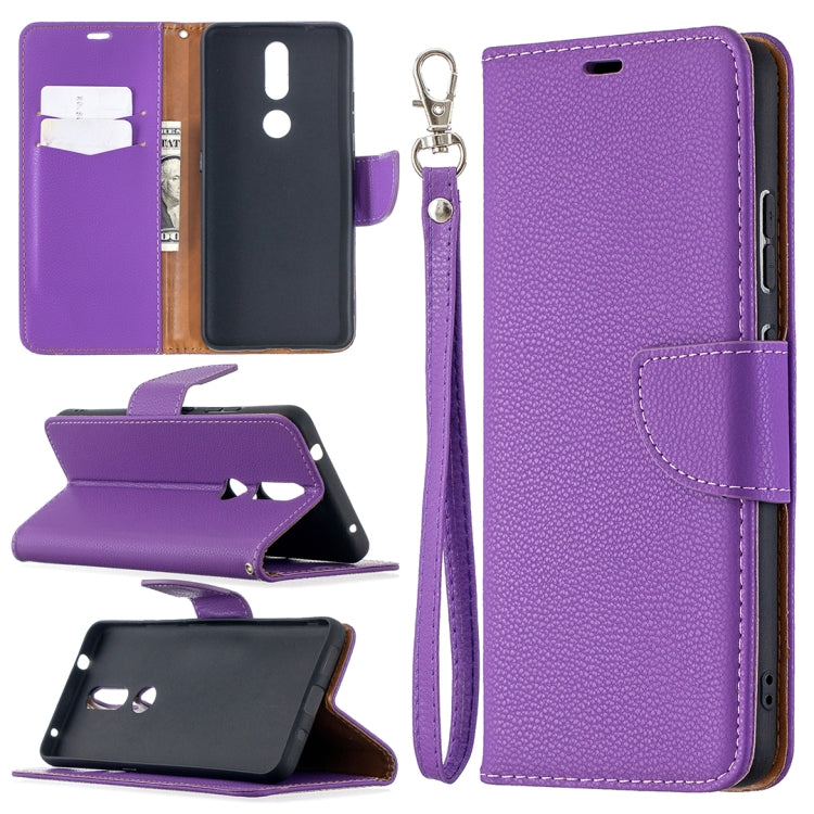 Litchi Texture Pure Color Horizontal Flip Leather Case with Holder & Card Slots & Wallet & Lanyard, For Nokia 2.4, For Nokia 3.4