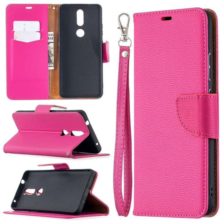 Litchi Texture Pure Color Horizontal Flip Leather Case with Holder & Card Slots & Wallet & Lanyard, For Nokia 2.4, For Nokia 3.4
