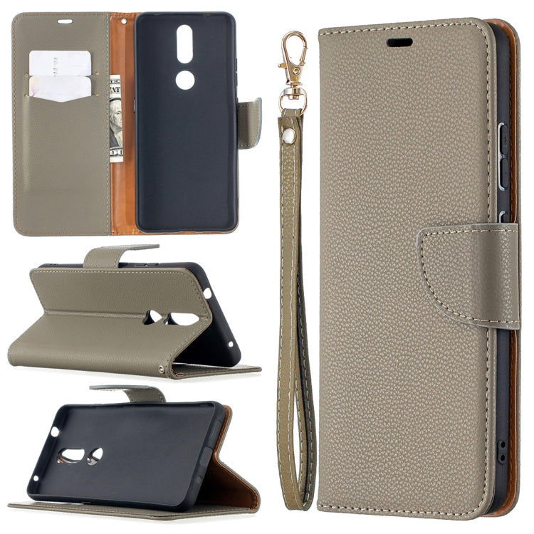 Litchi Texture Pure Color Horizontal Flip Leather Case with Holder & Card Slots & Wallet & Lanyard, For Nokia 2.4, For Nokia 3.4