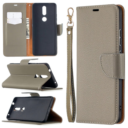 Litchi Texture Pure Color Horizontal Flip Leather Case with Holder & Card Slots & Wallet & Lanyard, For Nokia 2.4, For Nokia 3.4