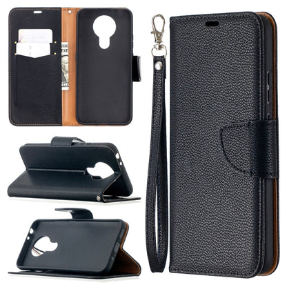 Litchi Texture Pure Color Horizontal Flip Leather Case with Holder & Card Slots & Wallet & Lanyard, For Nokia 2.4, For Nokia 3.4