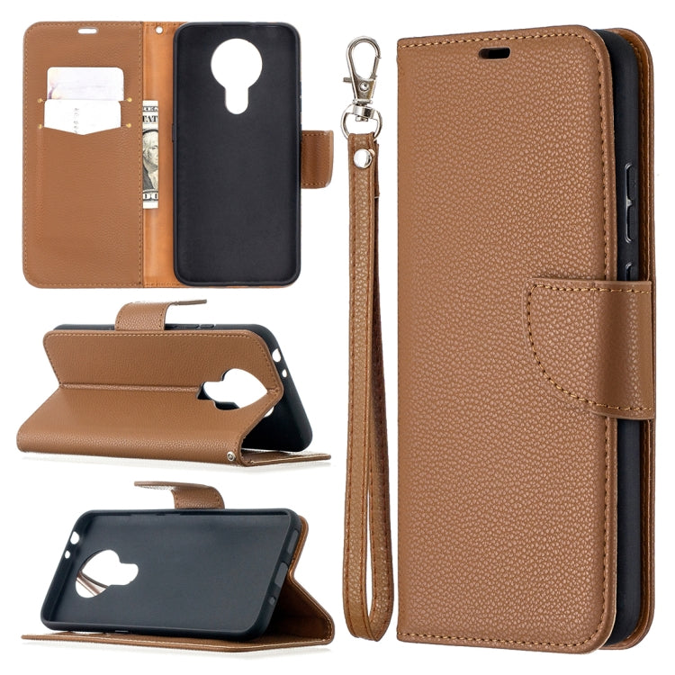 Litchi Texture Pure Color Horizontal Flip Leather Case with Holder & Card Slots & Wallet & Lanyard, For Nokia 2.4, For Nokia 3.4