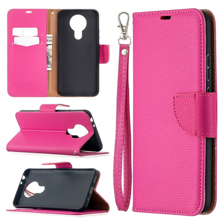 Litchi Texture Pure Color Horizontal Flip Leather Case with Holder & Card Slots & Wallet & Lanyard, For Nokia 2.4, For Nokia 3.4