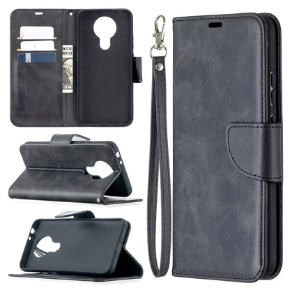Retro Lambskin Texture Pure Color Horizontal Flip PU Leather Case with Holder & Card Slots & Wallet & Lanyard, For Nokia 3.4