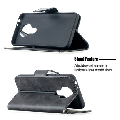 Retro Lambskin Texture Pure Color Horizontal Flip PU Leather Case with Holder & Card Slots & Wallet & Lanyard, For Nokia 3.4