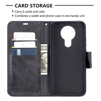 Retro Lambskin Texture Pure Color Horizontal Flip PU Leather Case with Holder & Card Slots & Wallet & Lanyard, For Nokia 3.4