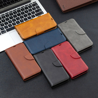 Retro Lambskin Texture Pure Color Horizontal Flip PU Leather Case with Holder & Card Slots & Wallet & Lanyard, For Nokia 3.4