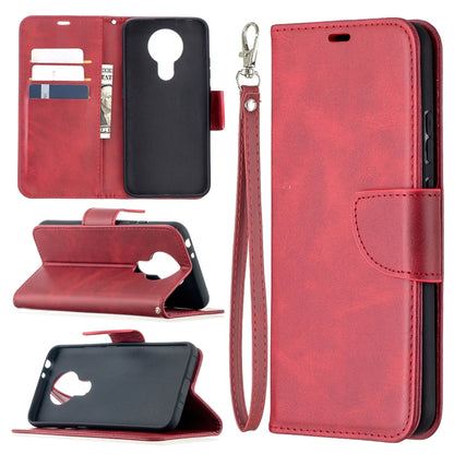Retro Lambskin Texture Pure Color Horizontal Flip PU Leather Case with Holder & Card Slots & Wallet & Lanyard, For Nokia 3.4