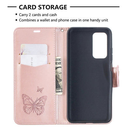 Two Butterflies Embossing Pattern Horizontal Flip Leather Case with Holder & Card Slot & Wallet & Lanyard, For Xiaomi Mi 10T 5G, For Xiaomi Mi 10T Lite 5G, For Xiaomi Poco X3, For Nokia 2.4