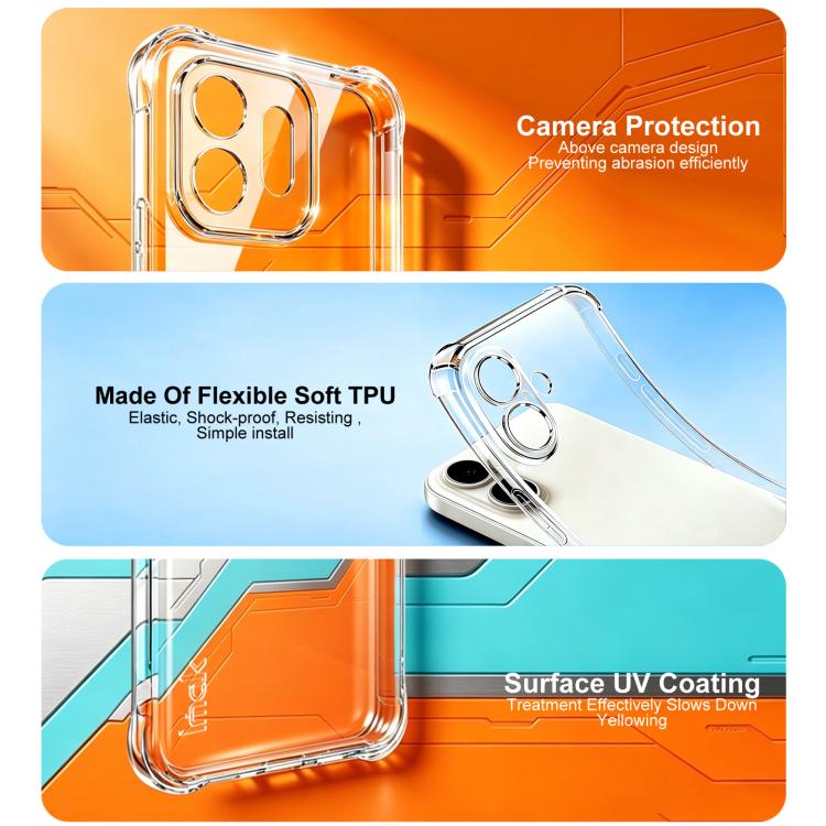 imak Shockproof Airbag TPU Phone Case, For OnePlus N6 4G, For OnePlus Nord CE6 Lite / Turbo 6X 5G, For OnePlus Nord CE6