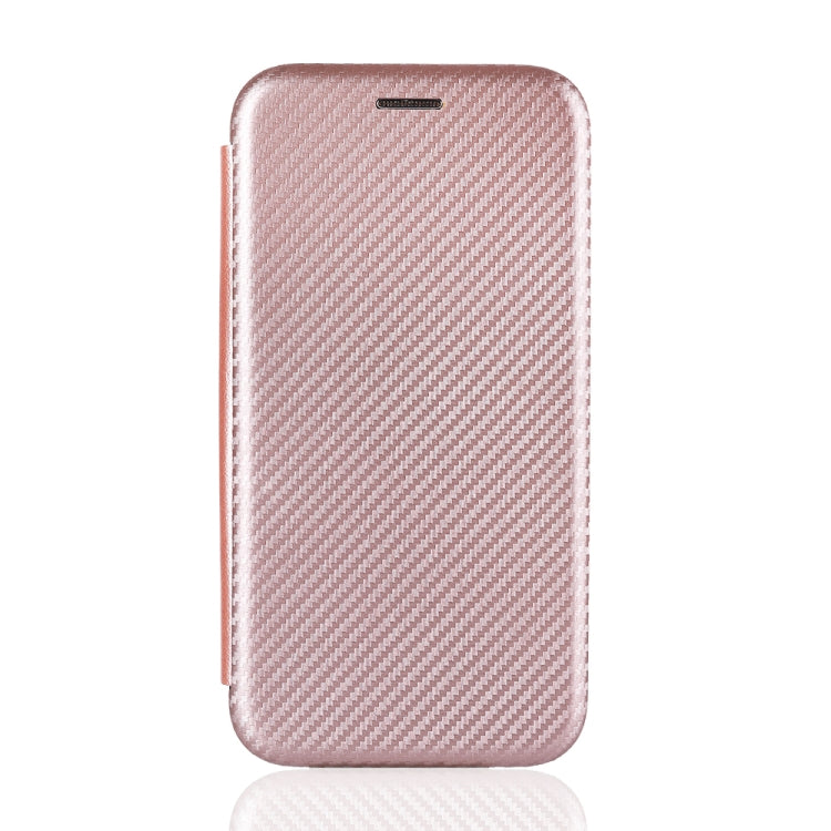 Carbon Fiber Texture Magnetic Horizontal Flip TPU + PC + PU Leather Case with Card Slot, For LG K42, For OPPO Realme V5 / Realme Q2, For Wiko View5 Plus, For Huawei P Smart 2021 / Y7A