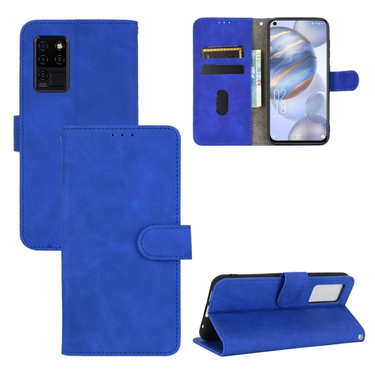 Solid Color Skin Feel Magnetic Buckle Horizontal Flip Calf Texture PU Leather Case with Holder & Card Slots & Wallet, For Oukitel C21 / C21 Pro, For Xiaomi Mi 10T Lite 5G
