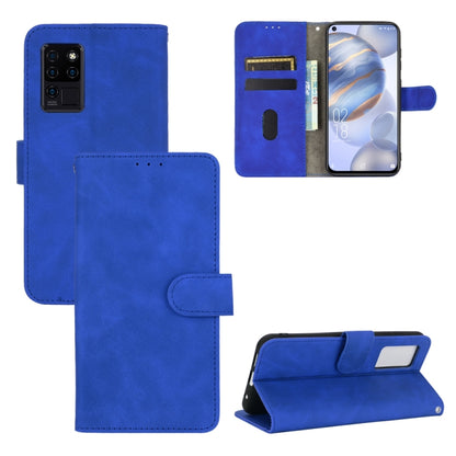 Solid Color Skin Feel Magnetic Buckle Horizontal Flip Calf Texture PU Leather Case with Holder & Card Slots & Wallet, For Oukitel C21 / C21 Pro, For Xiaomi Mi 10T Lite 5G