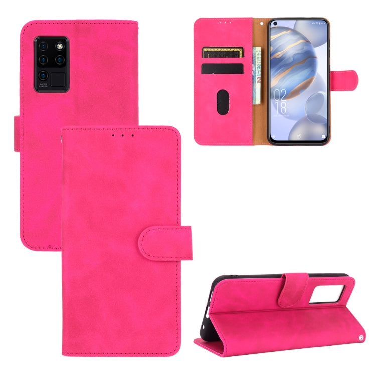 Solid Color Skin Feel Magnetic Buckle Horizontal Flip Calf Texture PU Leather Case with Holder & Card Slots & Wallet, For Oukitel C21 / C21 Pro, For Xiaomi Mi 10T Lite 5G