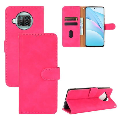 Solid Color Skin Feel Magnetic Buckle Horizontal Flip Calf Texture PU Leather Case with Holder & Card Slots & Wallet, For Oukitel C21 / C21 Pro, For Xiaomi Mi 10T Lite 5G