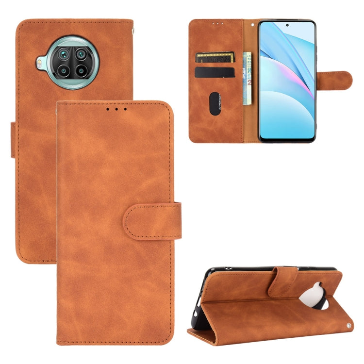 Solid Color Skin Feel Magnetic Buckle Horizontal Flip Calf Texture PU Leather Case with Holder & Card Slots & Wallet, For Oukitel C21 / C21 Pro, For Xiaomi Mi 10T Lite 5G