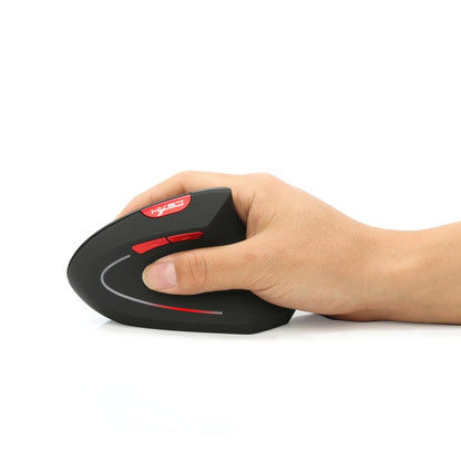 HXSJ T29 Bluetooth 3.0 Wireless Bluetooth 6-Keys 2400 DPI Adjustable Ergonomics Optical Vertical Mouse, 6 Buttons T29 Grey