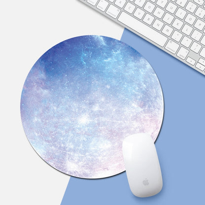 Rainbow Color Mercury Pattern Circular Mouse Pad, Diameter: 22cm