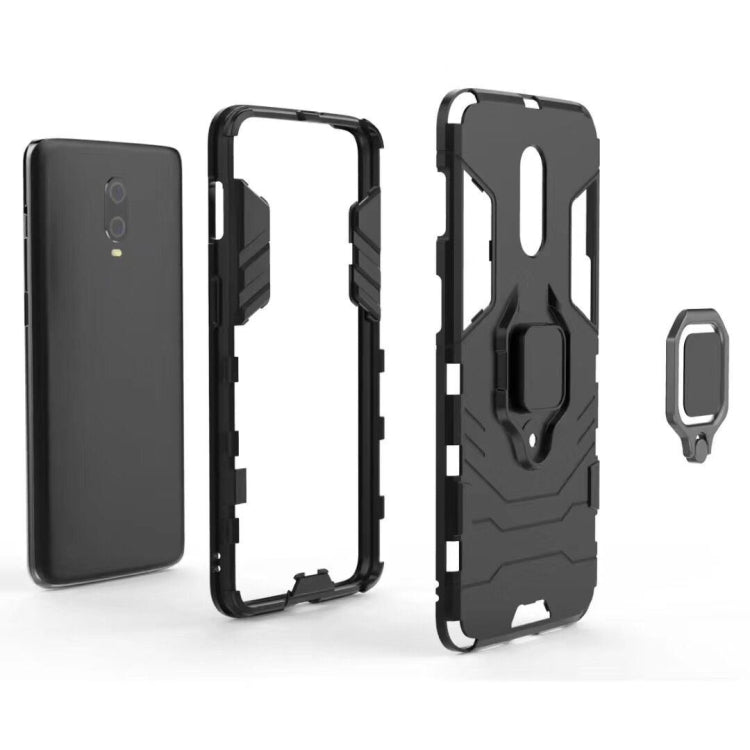 PC + TPU Shockproof Protective Case with Magnetic Ring Holder for OnePlus 7, For OnePlus 7