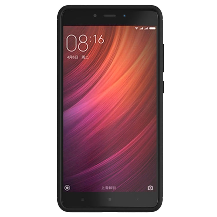 For Xiaomi  Redmi Note 4X Brushed Carbon Fiber Texture Shockproof TPU Protective Case , For Redmi Note 4X, Redmi Note 4X