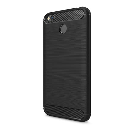 For Xiaomi  Redmi 4X  Brushed Carbon Fiber Texture Shockproof TPU Protective Cover Case , For Redmi 4X, Redmi 4X