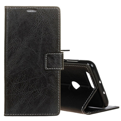Retro Crazy Horse Texture Horizontal Flip Leather Case for OPPO A7 / AX7, with Holder & Card Slots & Photo Frame, For OPPO A7 / AX7, OPPO A7 / AX7