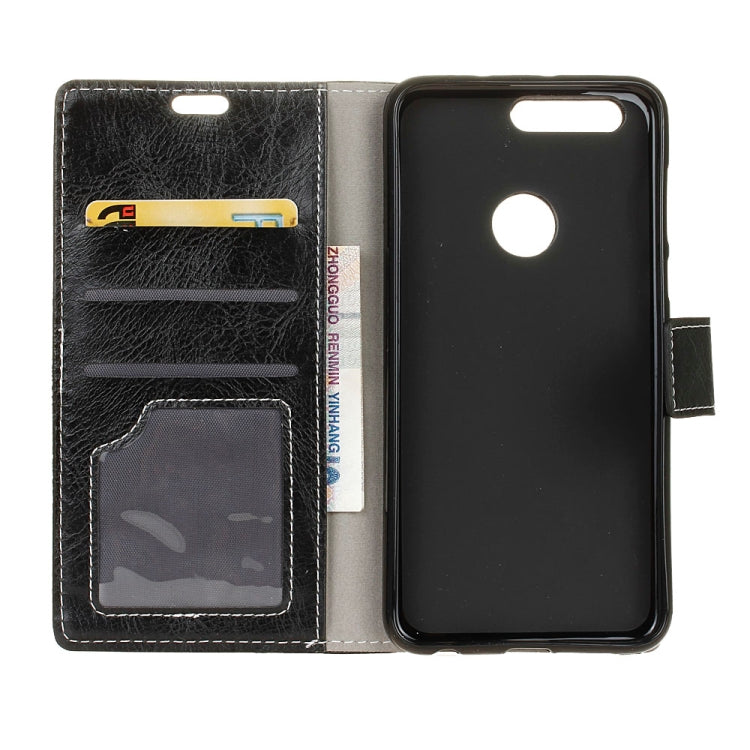 Retro Crazy Horse Texture Horizontal Flip Leather Case for OPPO A7 / AX7, with Holder & Card Slots & Photo Frame, For OPPO A7 / AX7, OPPO A7 / AX7