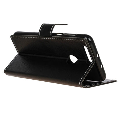 Retro Crazy Horse Texture Horizontal Flip Leather Case for OPPO A7 / AX7, with Holder & Card Slots & Photo Frame, For OPPO A7 / AX7, OPPO A7 / AX7