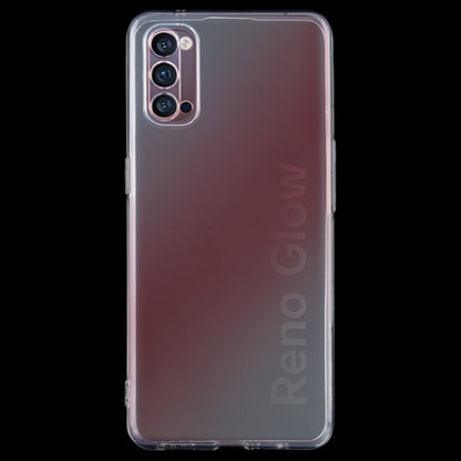 For OPPO Reno 4 5G 0.75mm Ultra-Thin Transparent TPU Protective Case, For OPPO Reno 4 5G