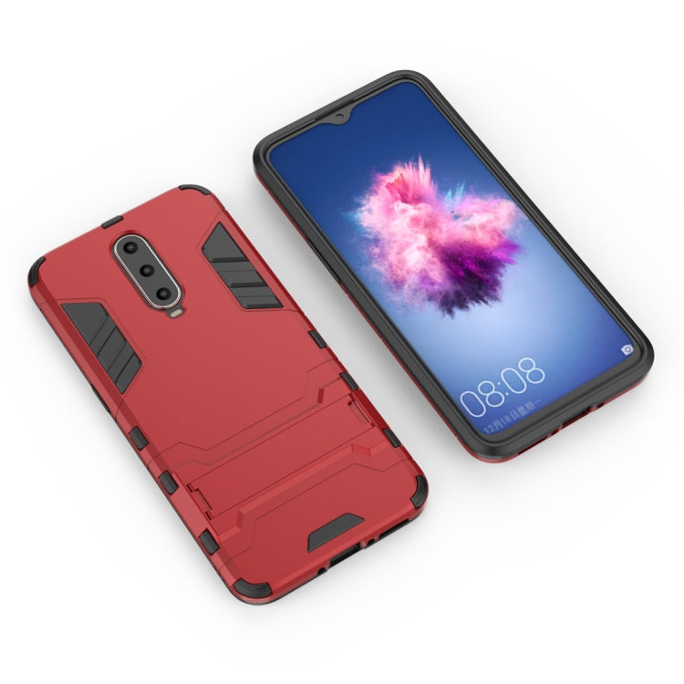 Shockproof PC + TPU  Case for OPPO R17 Pro, with Holder, For OPPO R17 Pro, For OPPO R17 Pro, wit