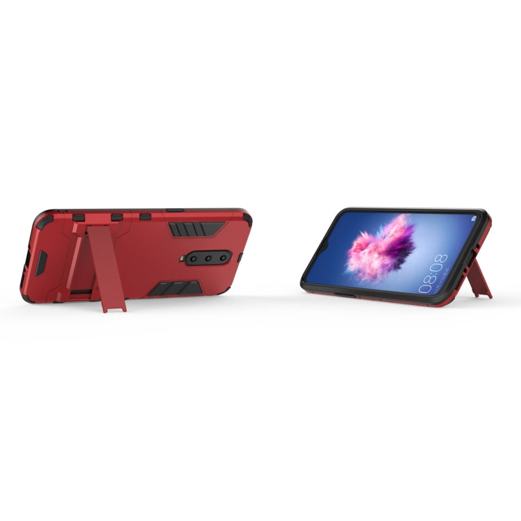 Shockproof PC + TPU  Case for OPPO R17 Pro, with Holder, For OPPO R17 Pro, For OPPO R17 Pro, wit