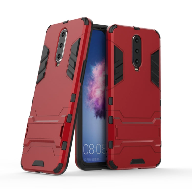 Shockproof PC + TPU  Case for OPPO R17 Pro, with Holder, For OPPO R17 Pro, For OPPO R17 Pro, wit