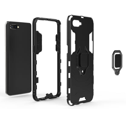 PC + TPU Shockproof Protective Case for OPPO K1, with Magnetic Ring Holder, For OPPO K1