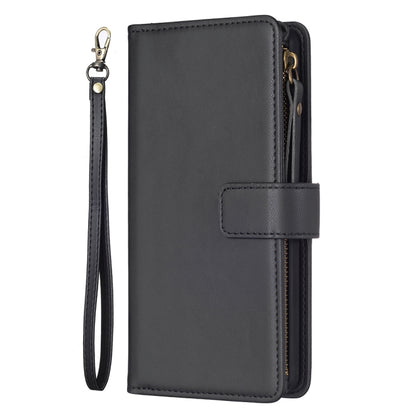 9 Card Slots Zipper Wallet Leather Flip Phone Case For OPPO A16 / A16s / A54s / A55 5G / A54 4G, For OPPO A16 / A16s / A54s / A55 5G / A54 4G